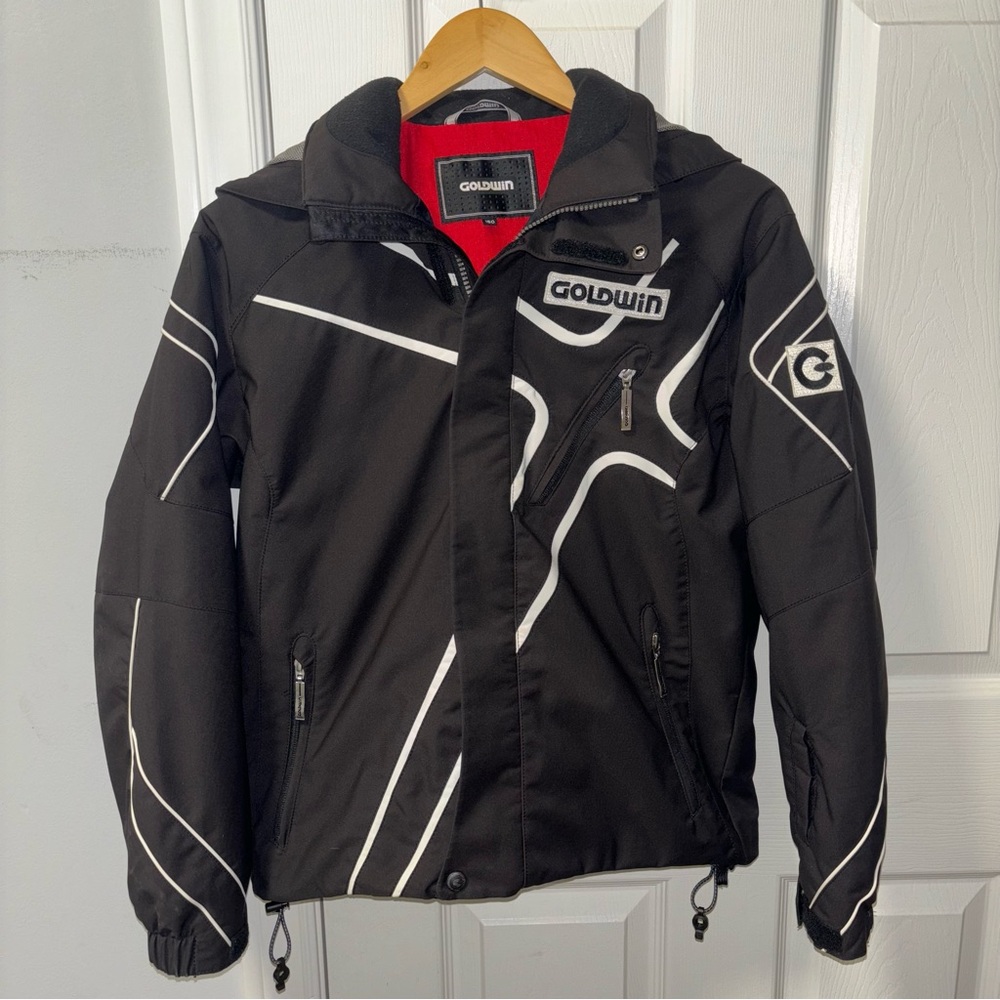 Goldwin Technical Ski Jacket – Black & White Performance Outerwear